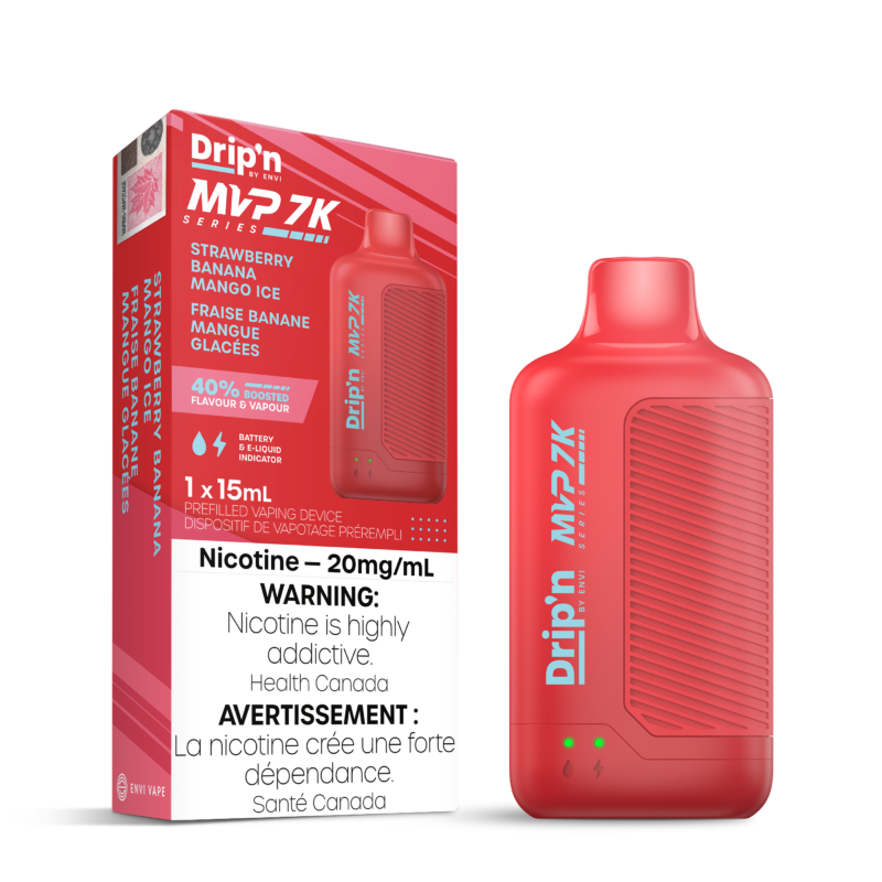 Drip'n MVP 7K Disposable Strawberry Banana Mango Iced