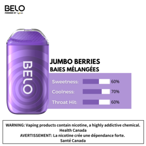 Belo Plus 5000 Disposable Jumbo Berries