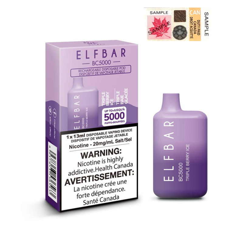 ELF Bar BC5000 Disposable Triple Berry Ice