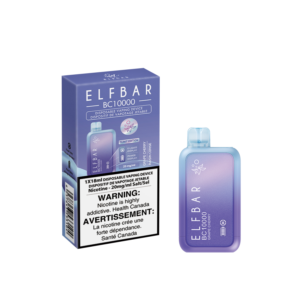 ELF Bar BC10000 Disposable Vape Grape Cherry - Hello Vapes