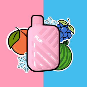 Flip Bar Dual Disposable Juicy Peach Ice and Blue Razz Watermelon Ice
